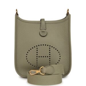 Hermes Evelyne TPM Sauge Clemence Gold Hardware