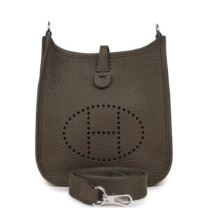Hermes Evelyne TPM Vert Loden Clemence Palladium Hardware