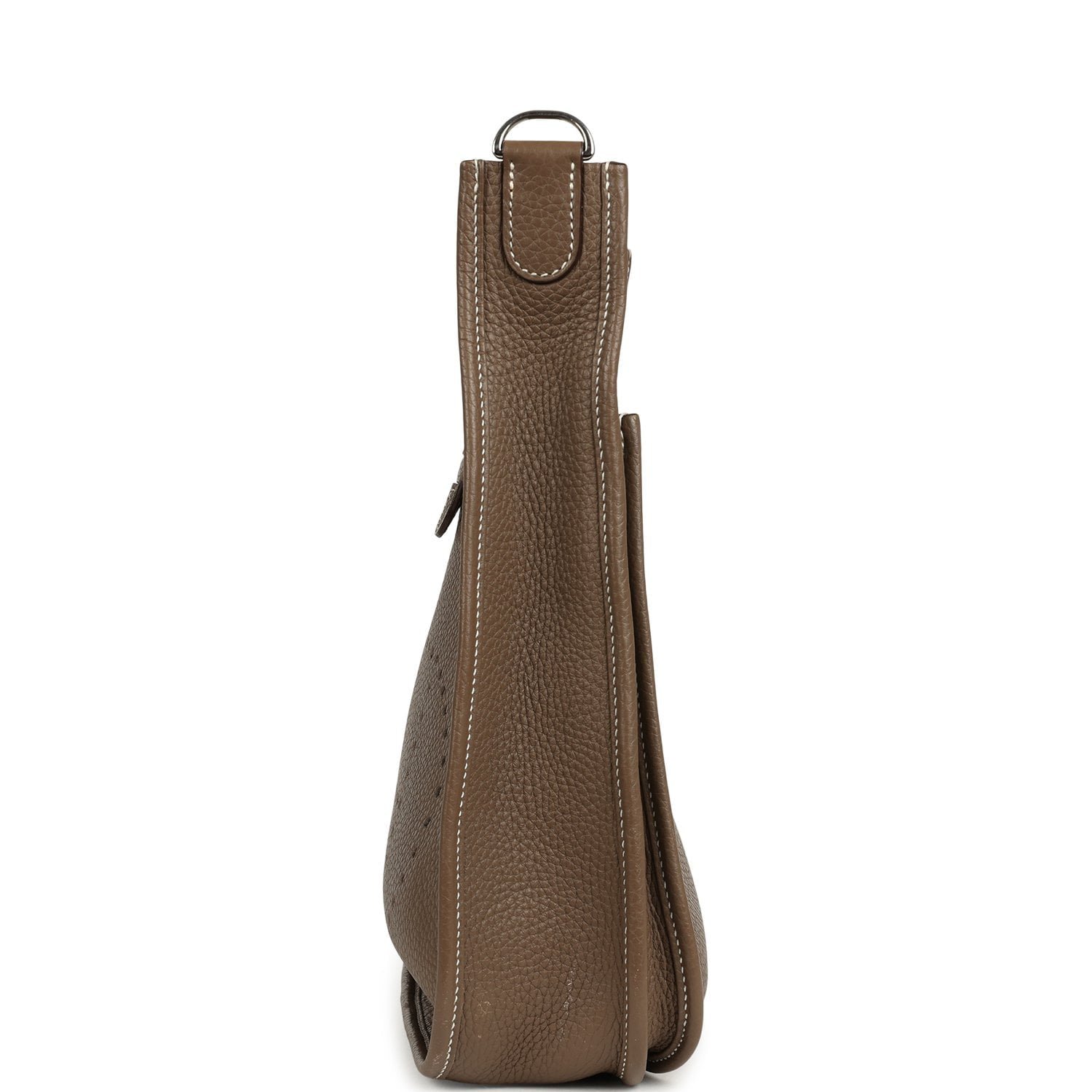 Hermes Evelyne III PM Etoupe Clemence Palladium Hardware - Image 3