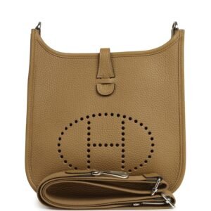 Hermes Evelyne 23 Dune Clemence Palladium Hardware
