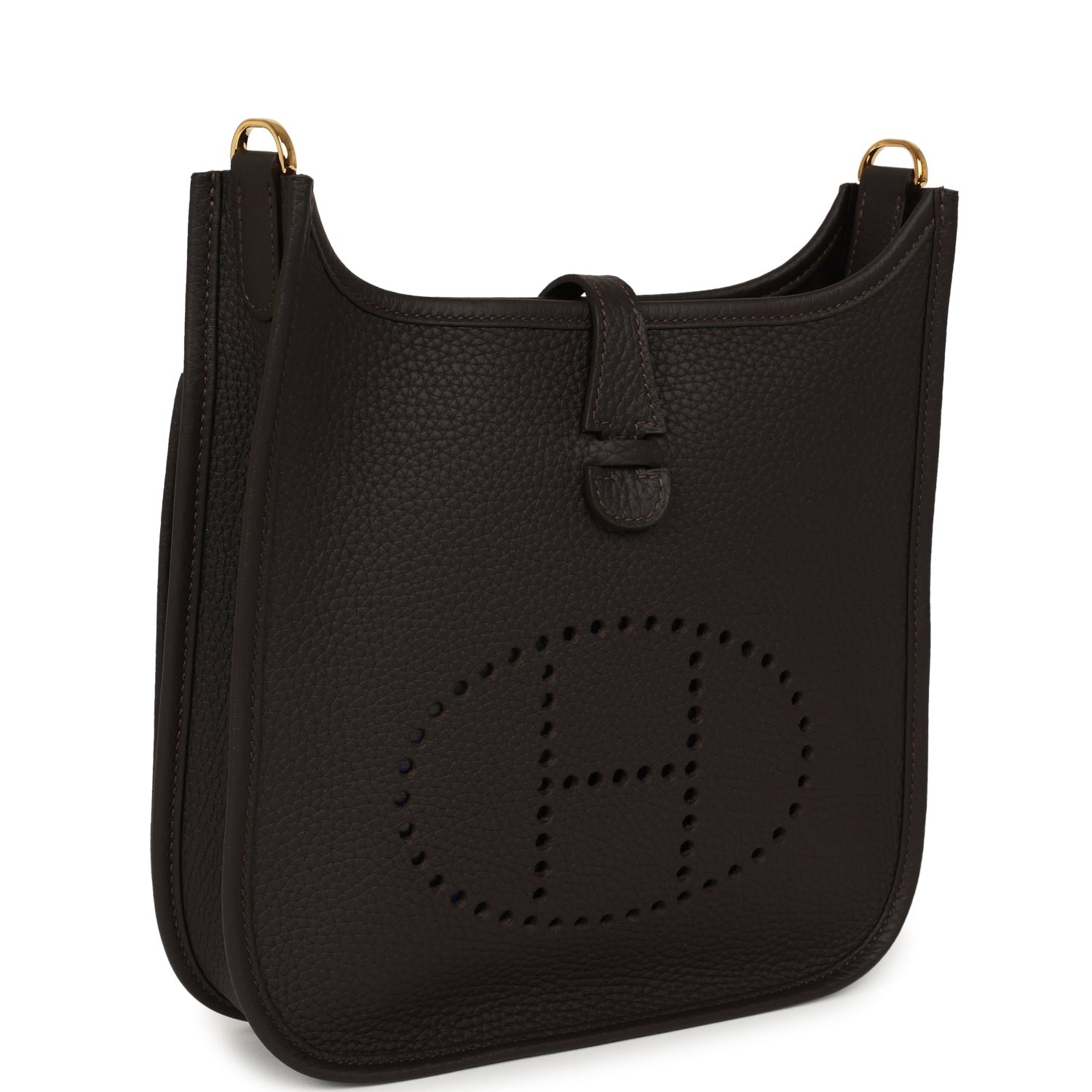 Hermes Evelyne 23 Bai Brun Clemence Gold Hardware - Image 2