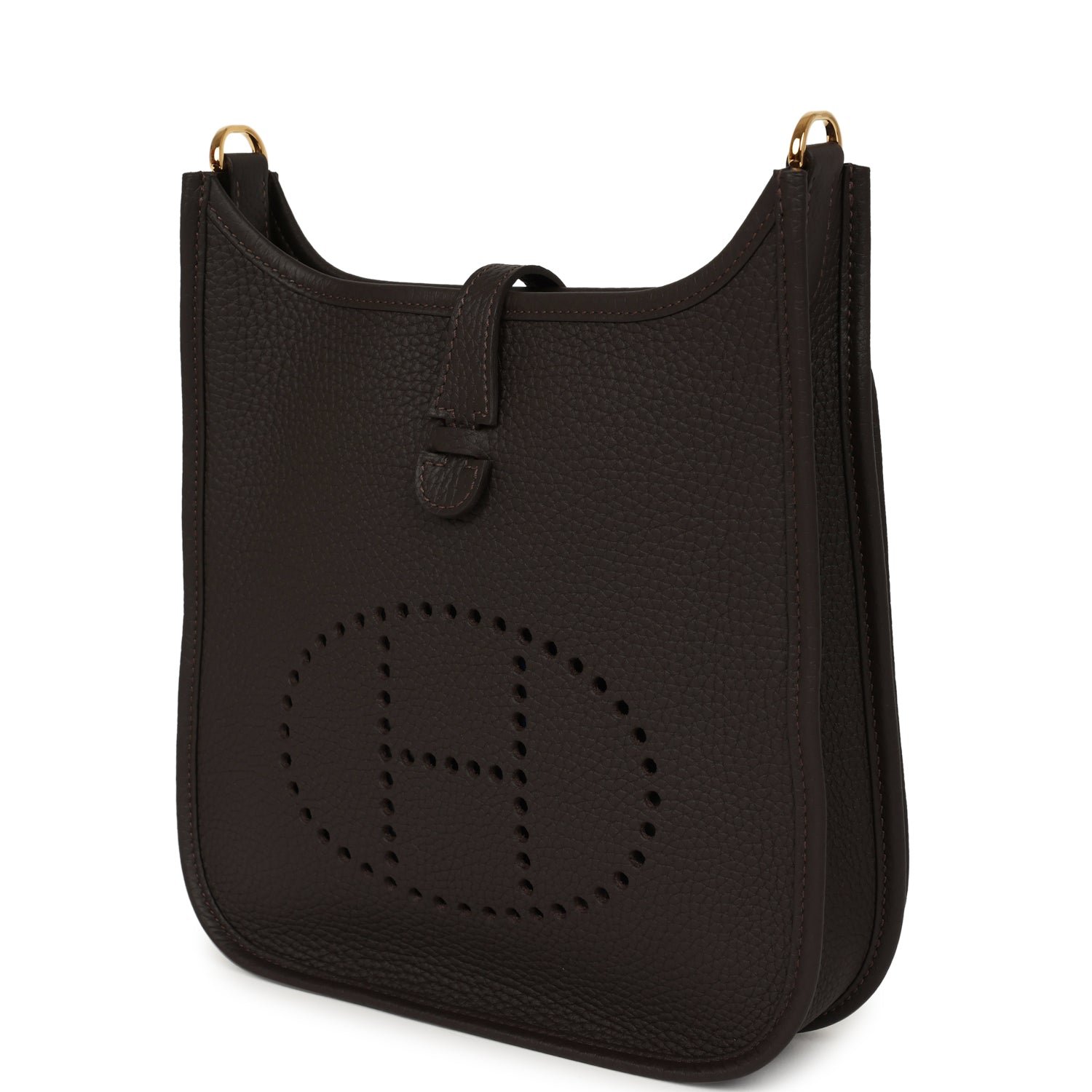Hermes Evelyne 23 Bai Brun Clemence Gold Hardware - Image 5
