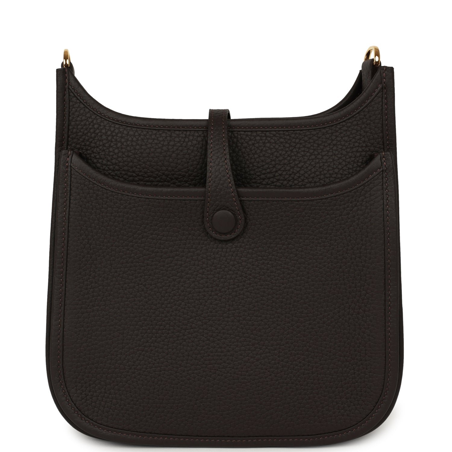 Hermes Evelyne 23 Bai Brun Clemence Gold Hardware - Image 4