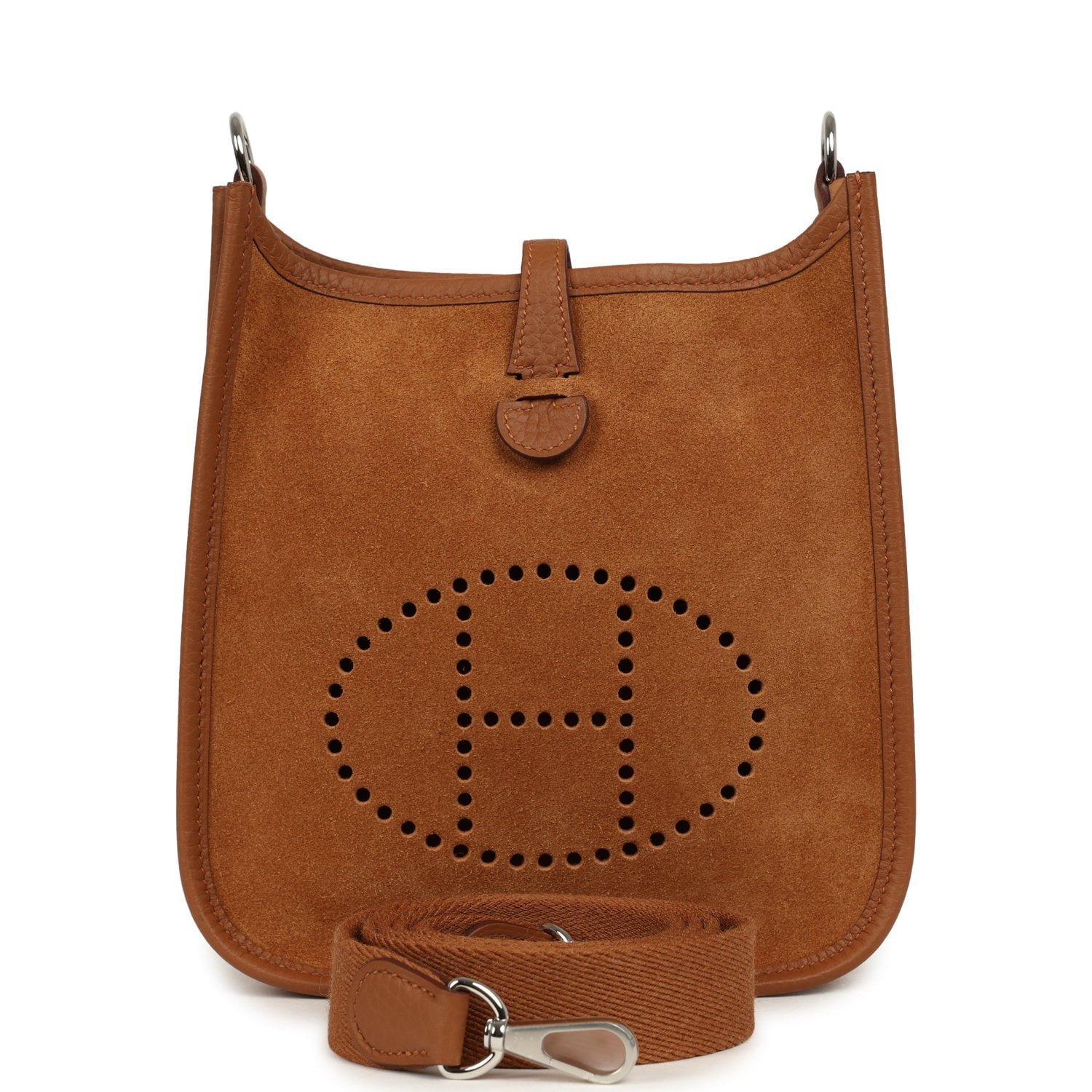 Hermes Evelyne TPM Chamois Grizzly, Gold Clemence Palladium Hardware