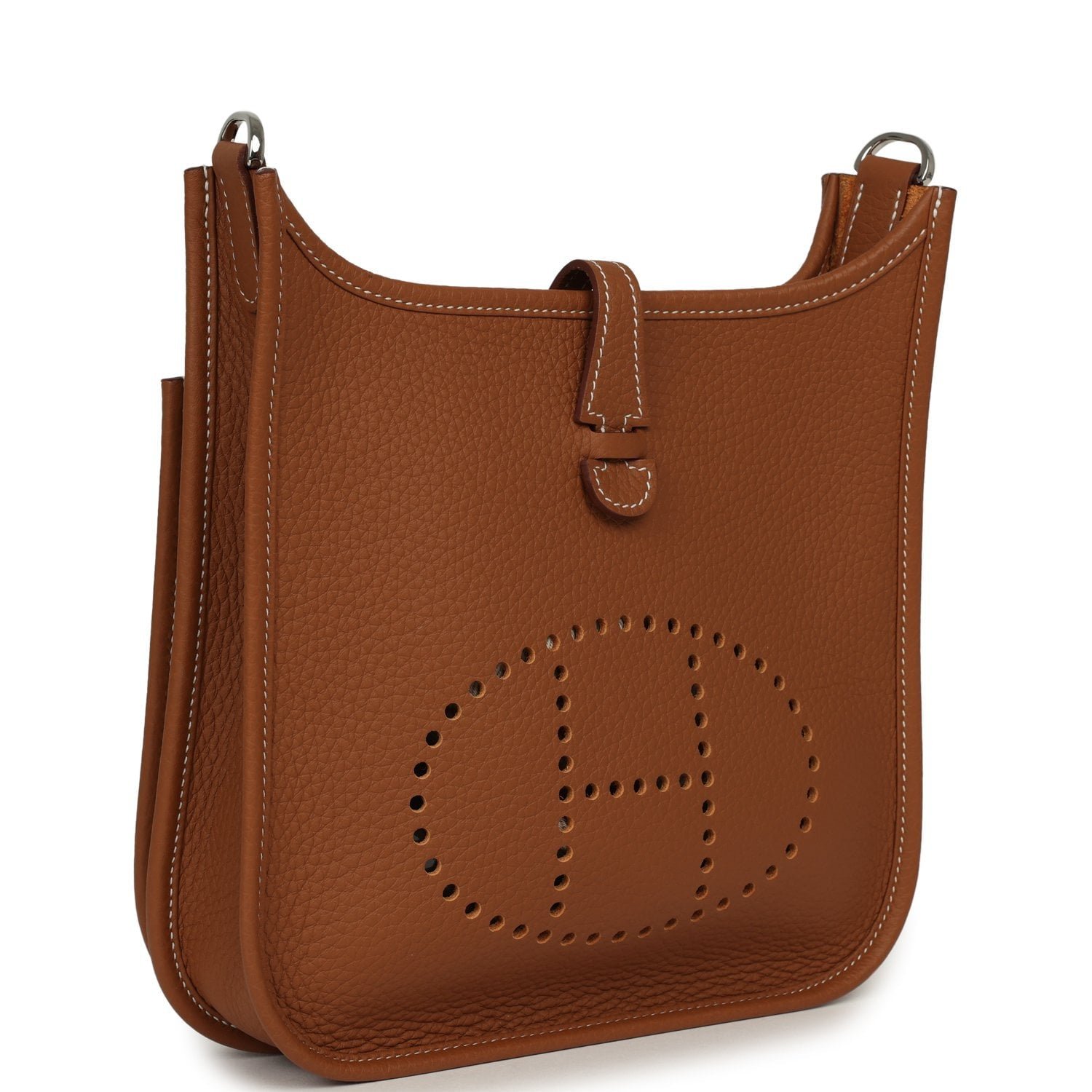 Hermes Evelyne 23 Gold Clemence Palladium Hardware - Image 2
