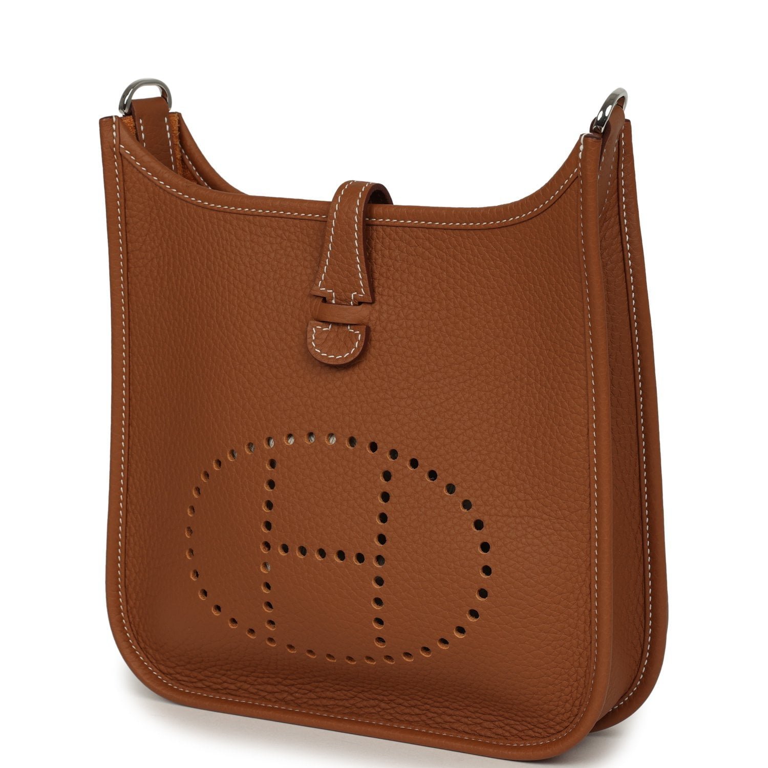 Hermes Evelyne 23 Gold Clemence Palladium Hardware - Image 5