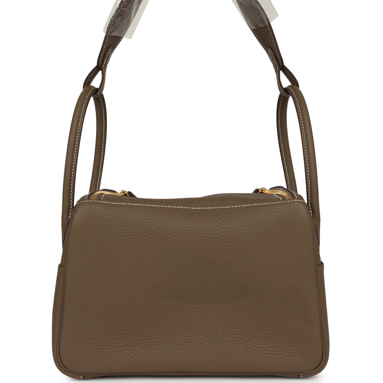 Hermes Lindy 26 Etoupe Clemence Gold Hardware - Image 4