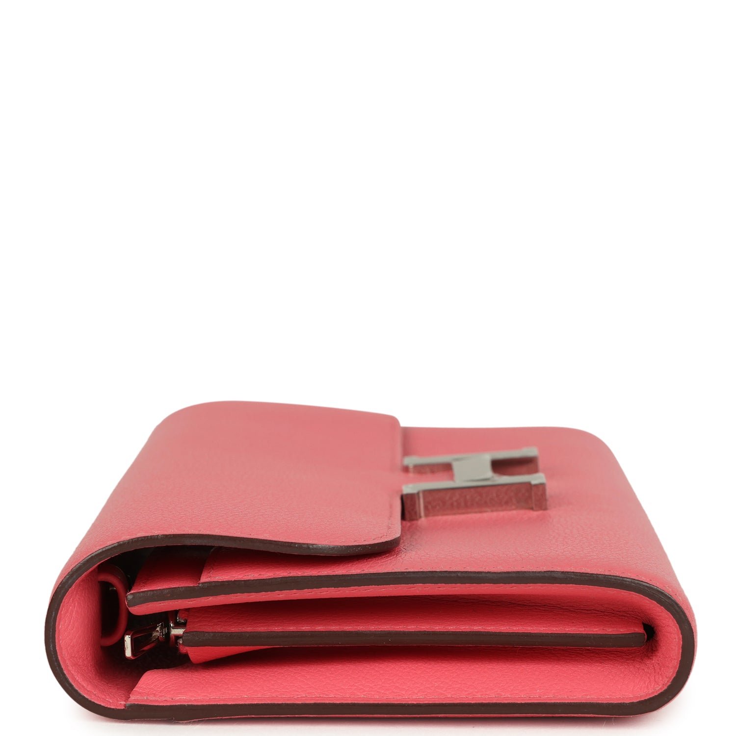 Hermes Constance Wallet To Go Rose Azalee Evercolor Palladium Hardware (MAC-H-FBSLG-250904-5) - Image 5