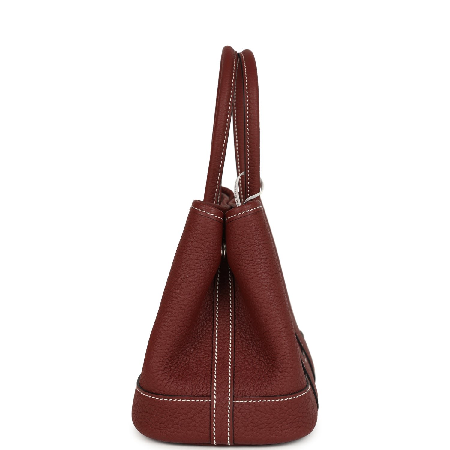 Hermes Garden Party Neo 23 Rouge H Negonda Palladium Hardware - Image 3