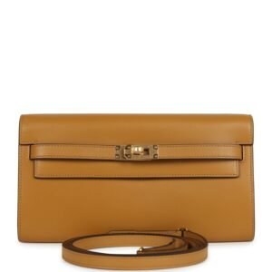 Hermes Kelly Wallet To Go Sesame Tadelakt Gold Hardware