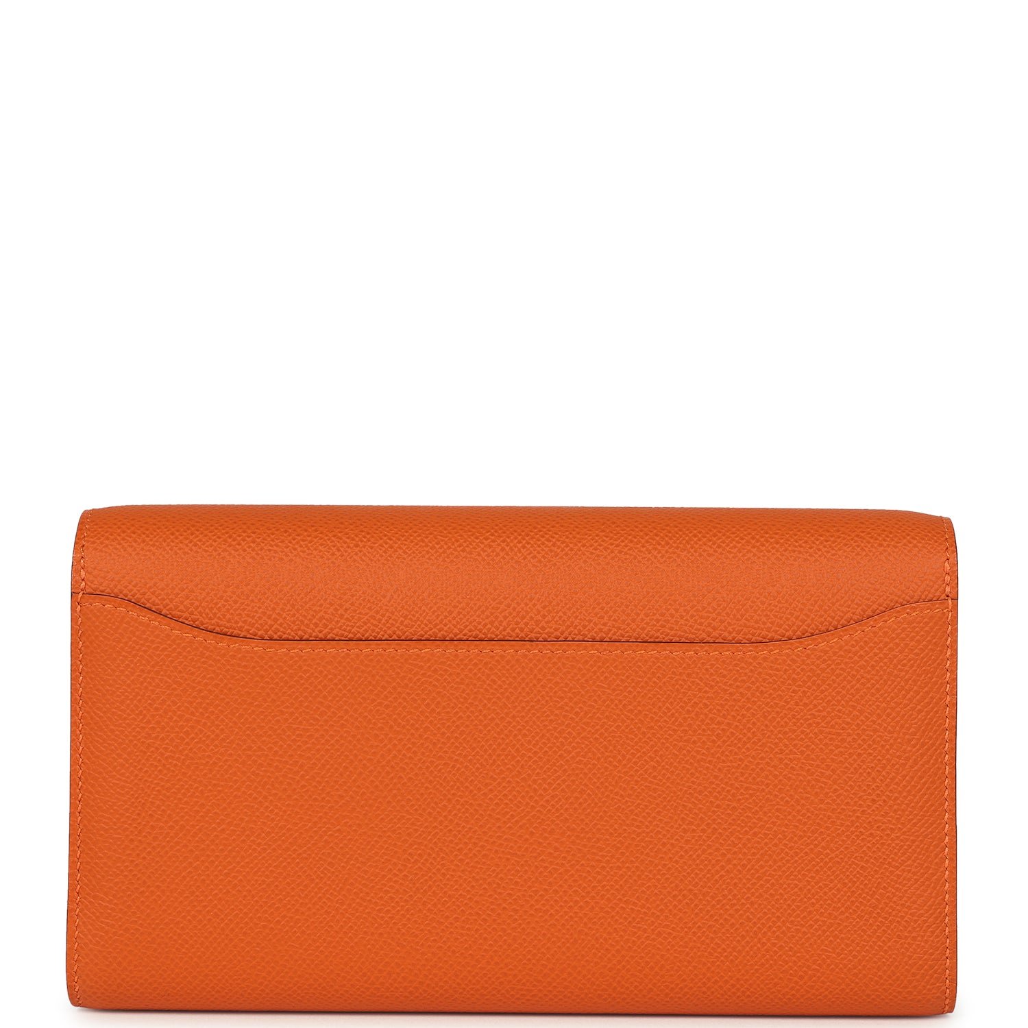 Hermes Constance Wallet To Go Orange Epsom Palladium Hardware - Image 4