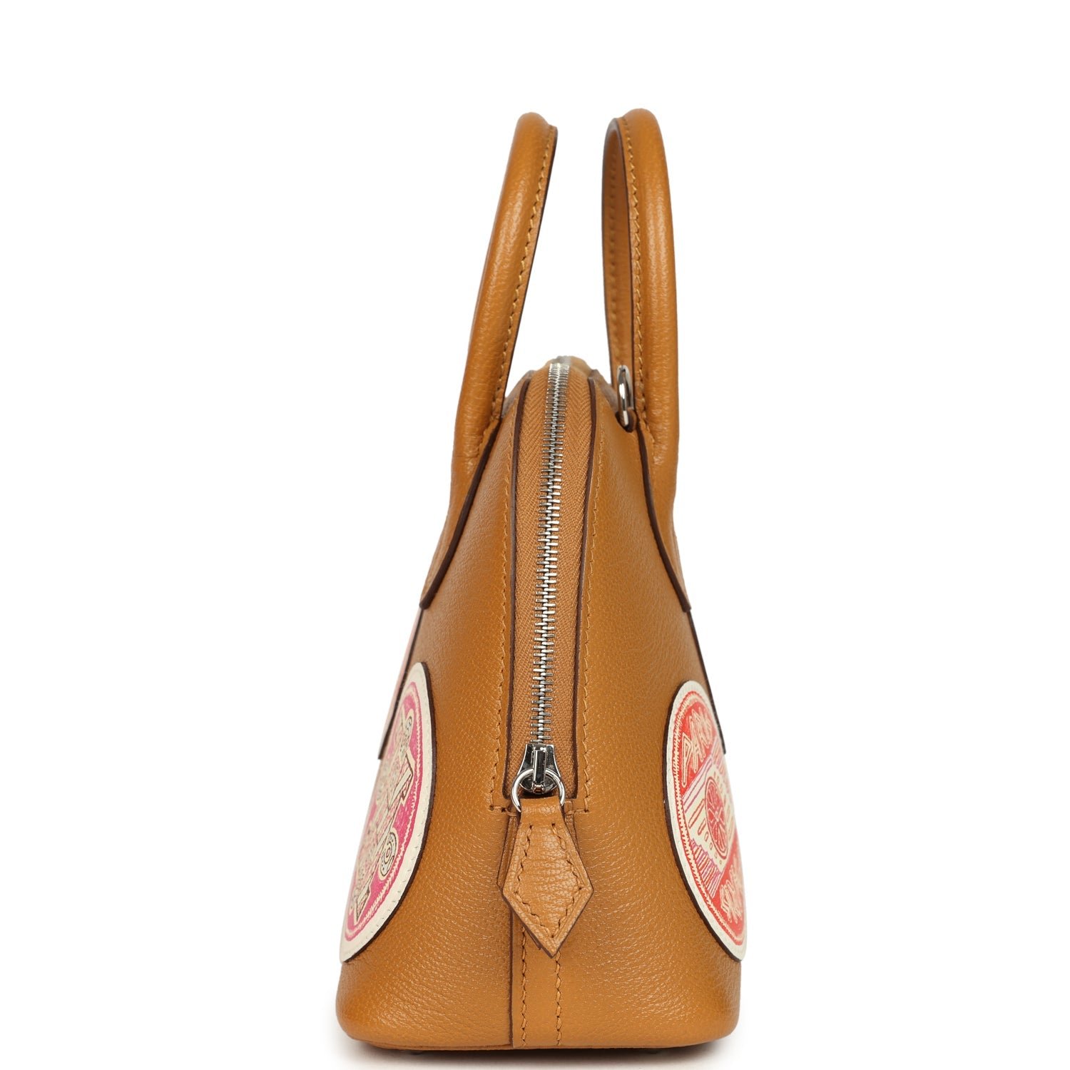 Hermes 1923 Pique-Colle Bolide Mini Sesame Chevre Palladium Hardware - Image 3