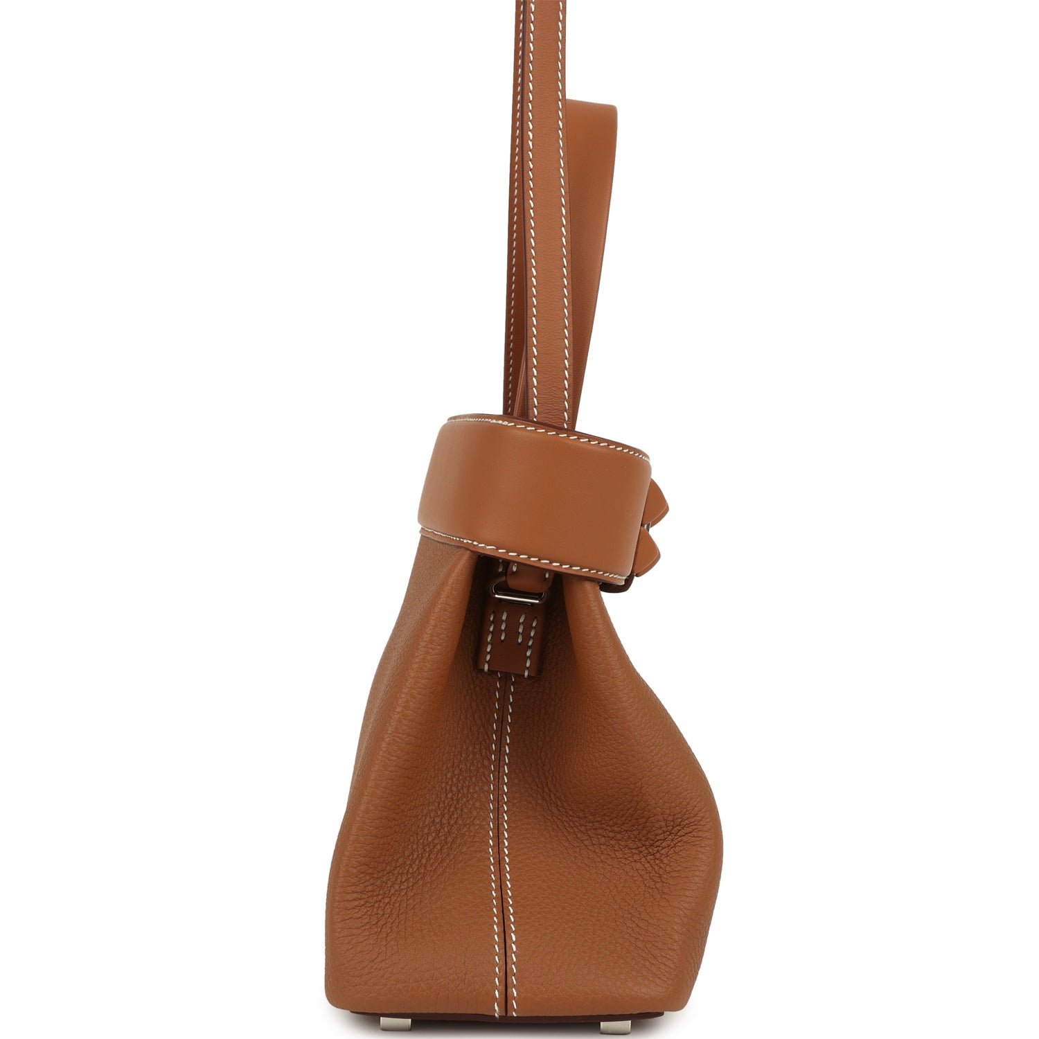 Hermes Medor Bag Gold Togo and Swift Palladium Hardware - Image 4