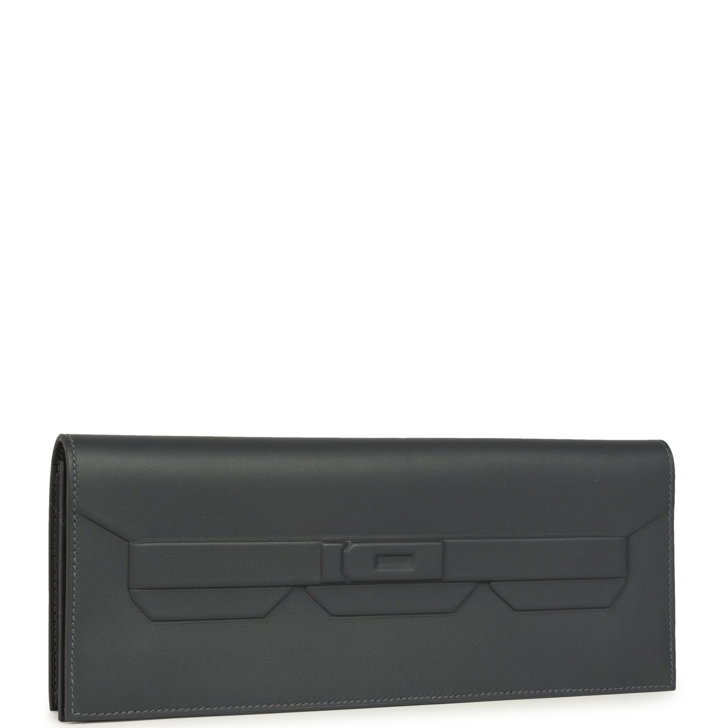 Hermes Shadow Birkin Clutch Ardoise Swift - Image 2