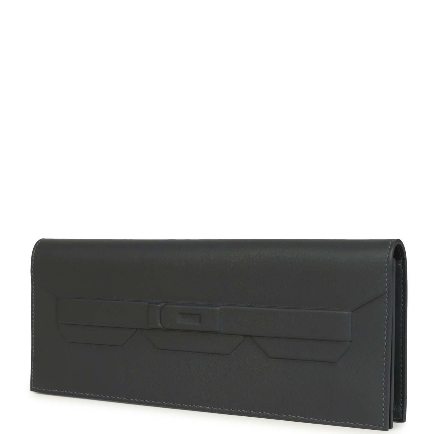 Hermes Shadow Birkin Clutch Ardoise Swift - Image 5