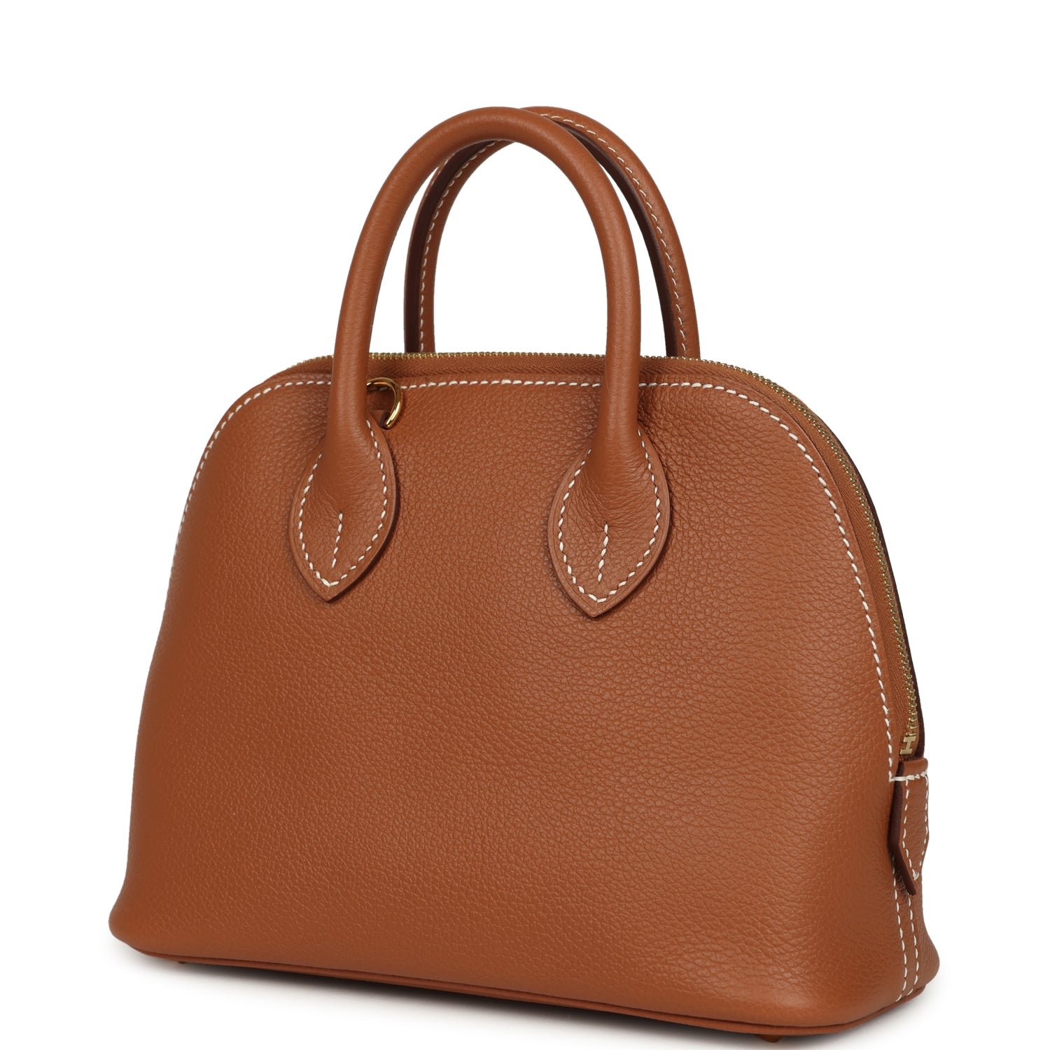 Hermes 1923 Bolide Mini Gold Evercolor Gold Hardware - Image 5