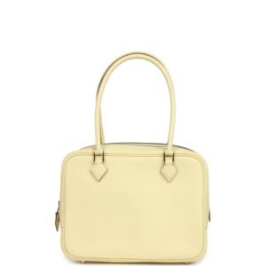 Hermes Mini Plume 21 Bag Jaune Milton Swift Palladium Hardware
