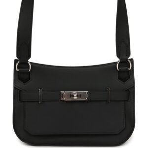Hermes Jypsiere Mini Black Swift Palladium Hardware