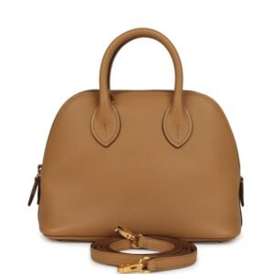 Hermes 1923 Bolide Mini Biscuit Evercolor Gold Hardware