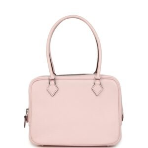 Hermes Mini Plume 21 Bag Rose Darling Chevre Palladium Hardware