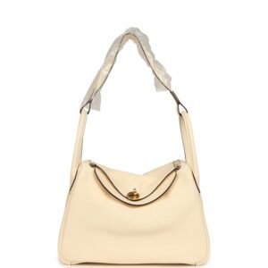 Hermes Lindy 30 Nata Clemence Gold Hardware