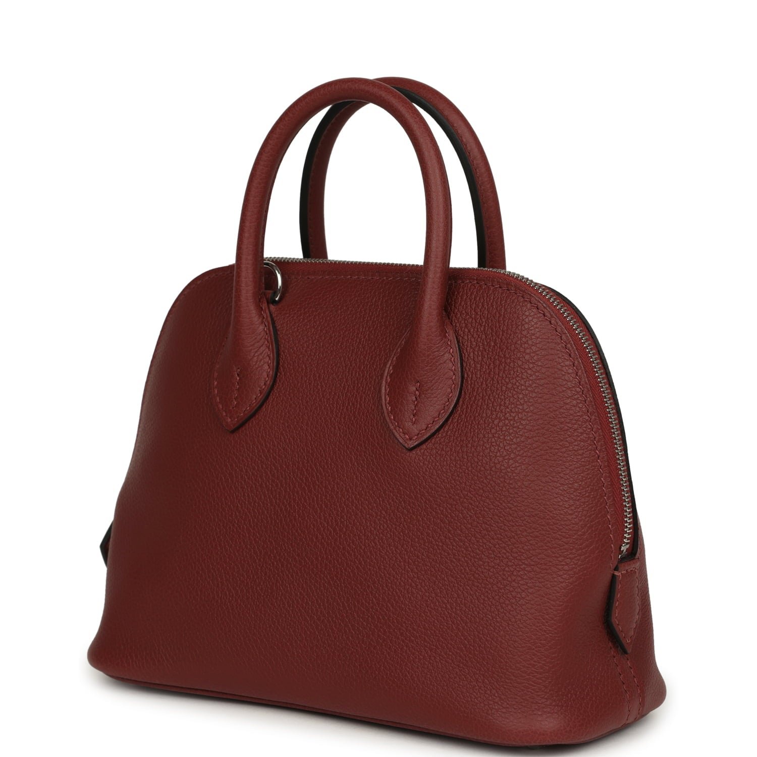 Hermes 1923 Bolide Mini Rouge H Evercolor Palladium Hardware - Image 5
