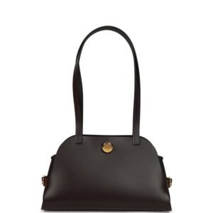 Hermes Tablier Sellier Ebene Vache Hunter, Swift, Toile Militaire Gold Hardware
