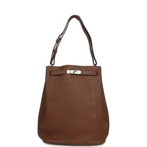 Hermes So Kelly 26 Alezan Verso Togo Palladium Hardware