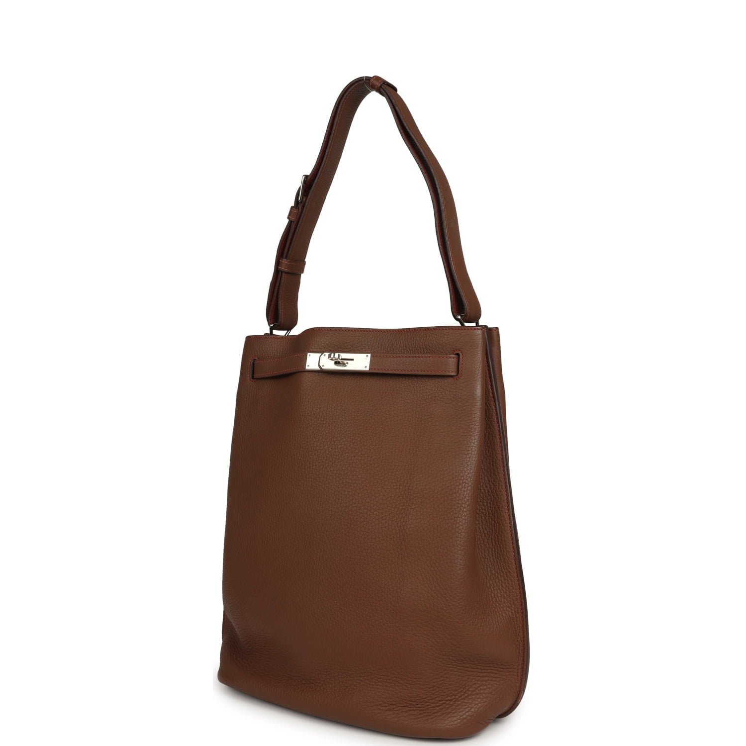 Hermes So Kelly 26 Alezan Verso Togo Palladium Hardware - Image 5