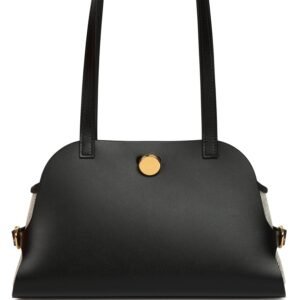 Hermes Tablier Sellier Black Vache Hunter, Swift, Ecru-Black Toile H Gold Hardware