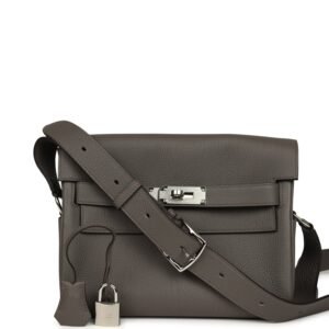 Hermes Kelly Messenger PM Etain Togo Palladium Hardware