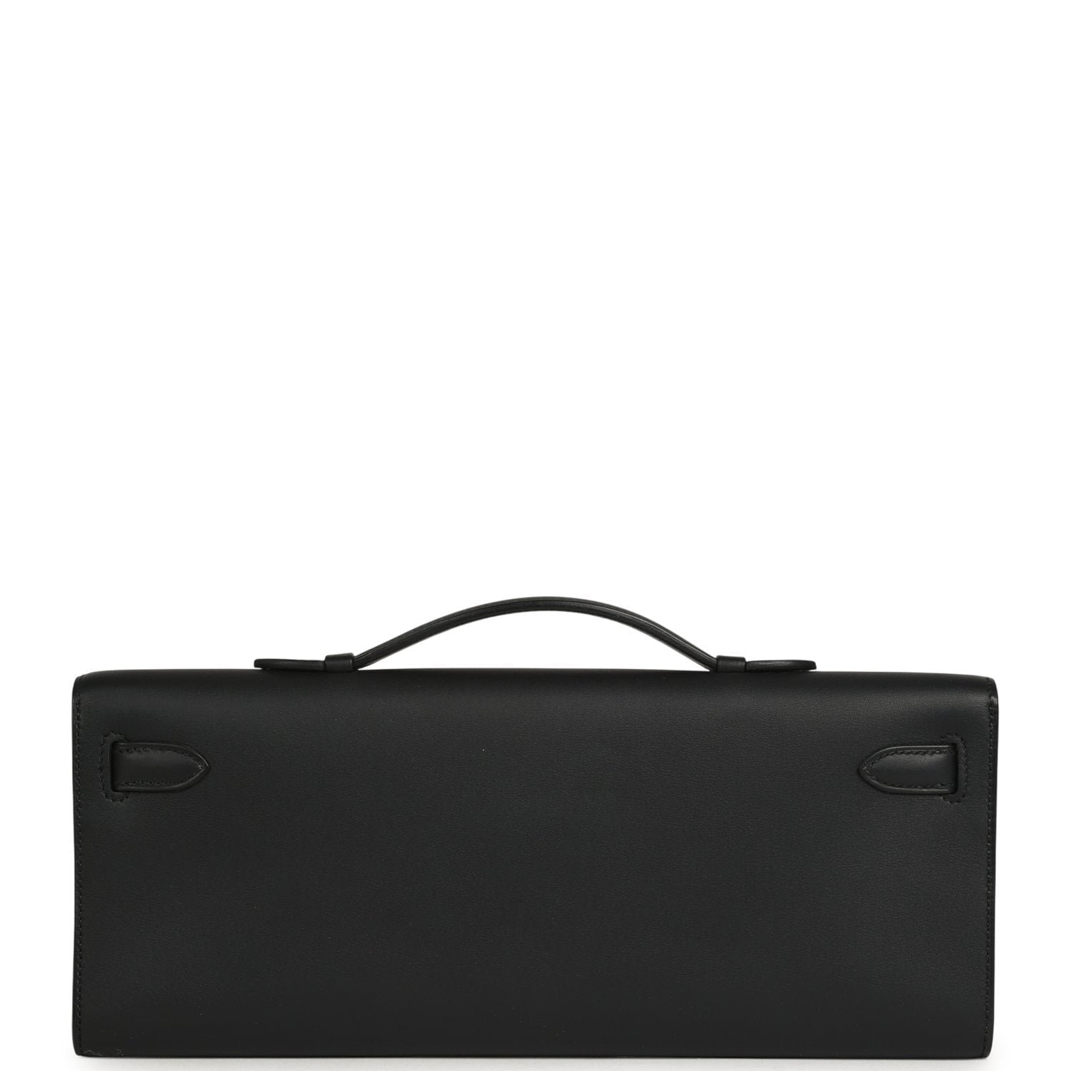 Hermes Kelly Cut Black Swift Palladium Hardware - Image 5
