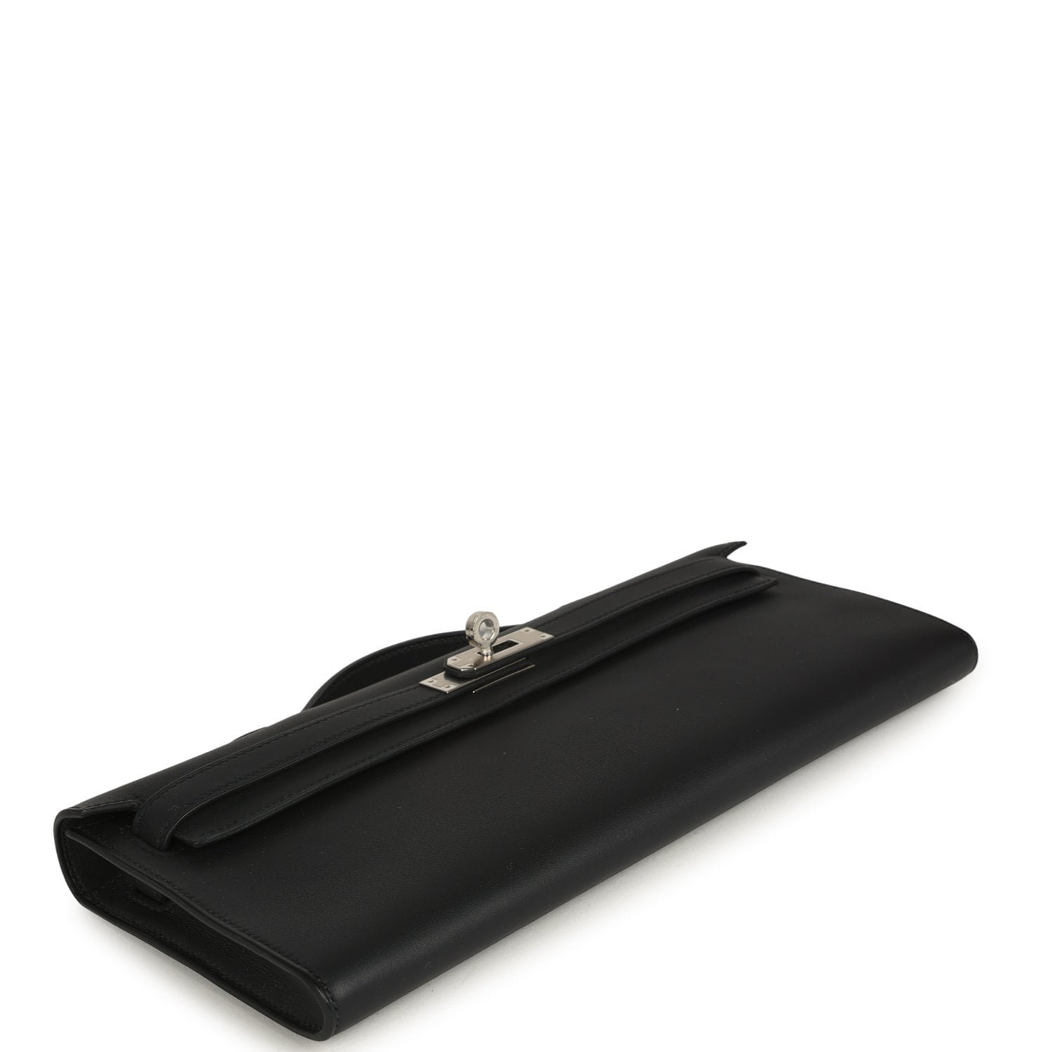 Hermes Kelly Cut Black Swift Palladium Hardware - Image 3