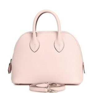 Hermes Mini 1923 Bolide Rose Darling Chevre Mysore Palladium Hardware
