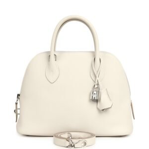 Hermes 1923 Bolide 25 Gris Pale Epsom Palladium Hardware