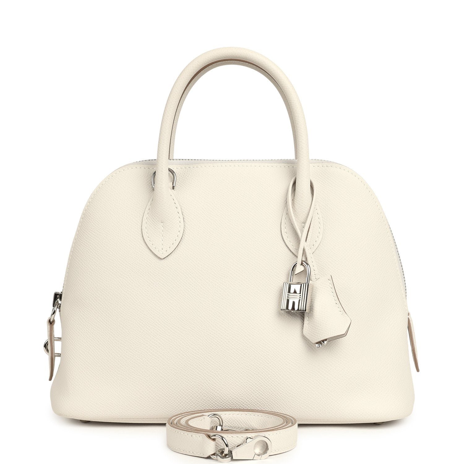 Hermes 1923 Bolide 25 Gris Pale Epsom Palladium Hardware