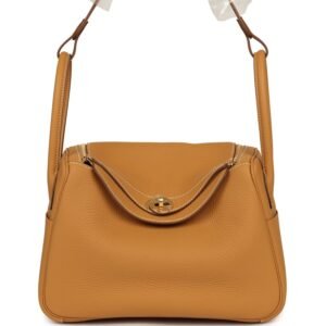 Hermes Lindy 26 Naturel Sable Clemence Gold Hardware