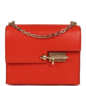 Hermes Mini Verrou Chaine Bag Capucine Chevre Chamkila Permabrass Hardware