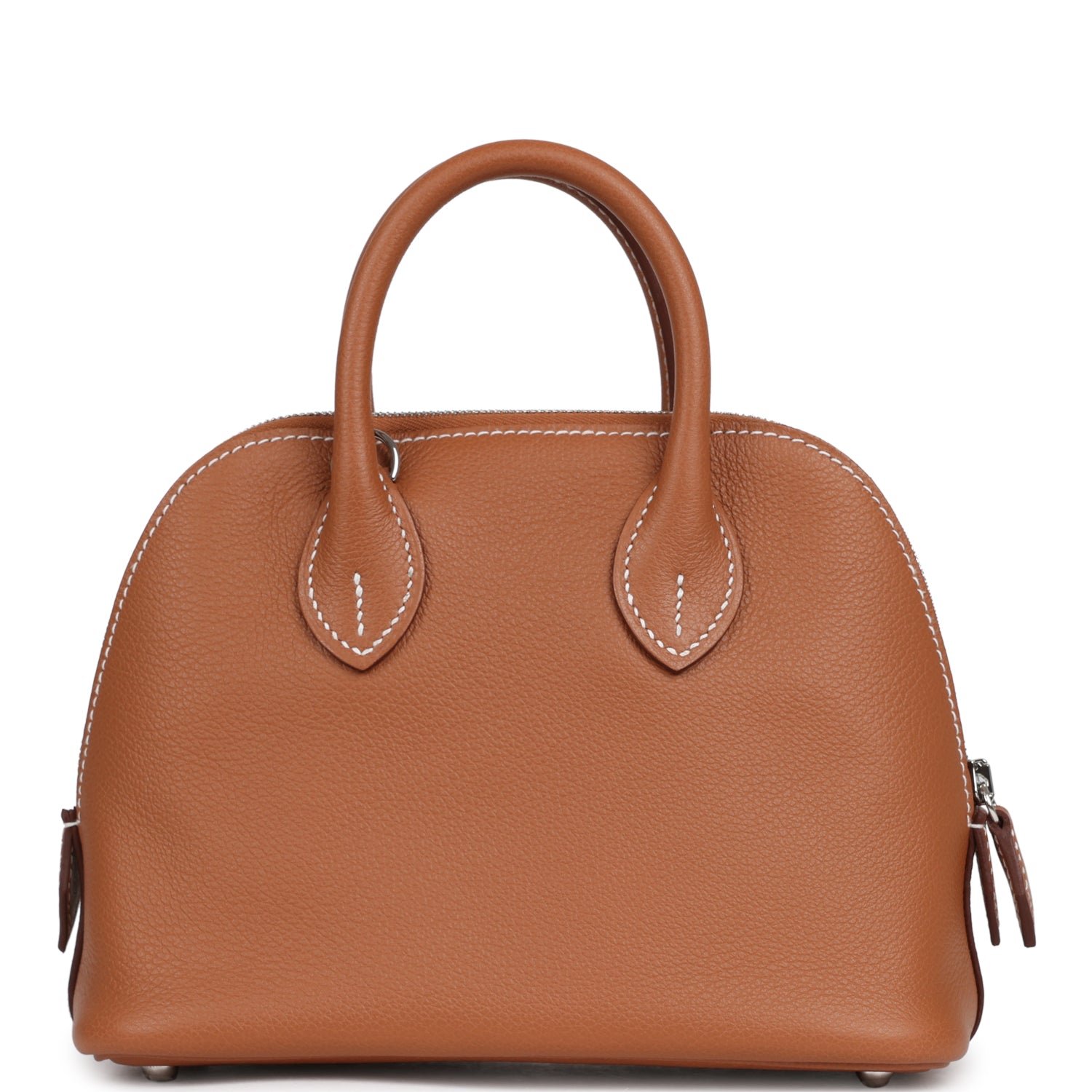 Hermes 1923 Bolide Mini Gold Evercolor Palladium Hardware - Image 4