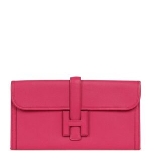 Hermes Jige Elan 29 Rose Shocking Chevre Mysore
