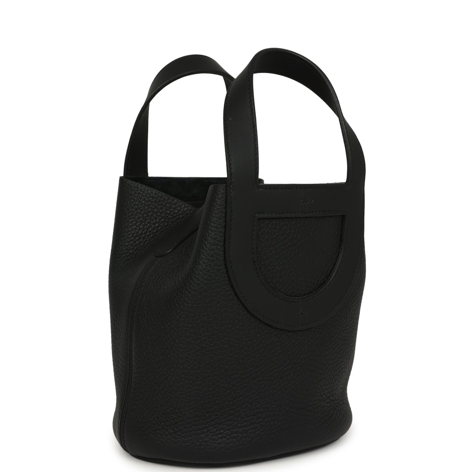 Hermes In-The-Loop 18 Black Clemence, Swift Palladium Hardware - Image 2