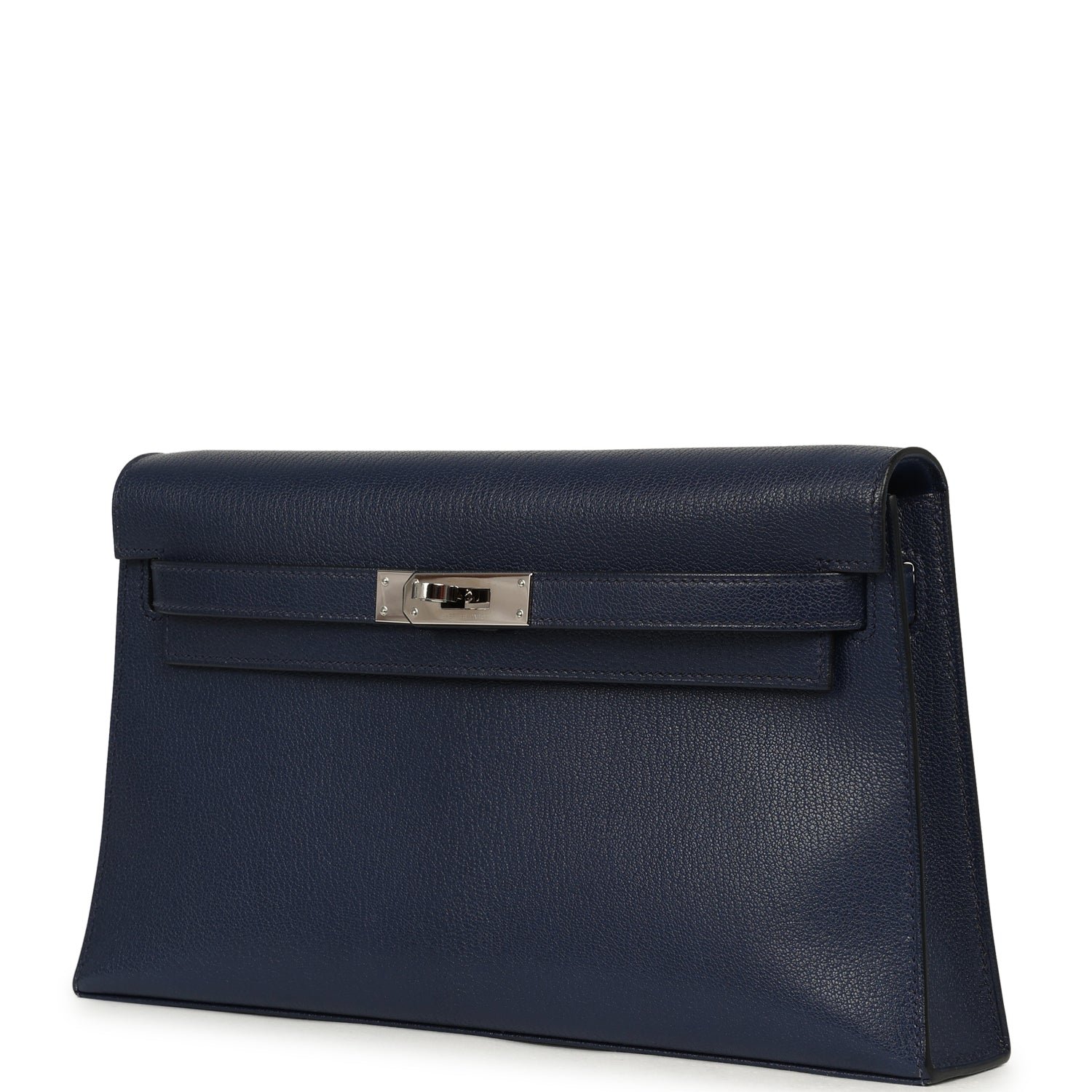 Hermes Kelly Elan Bleu Saphir Chevre Chamkila Palladium Hardware - Image 5