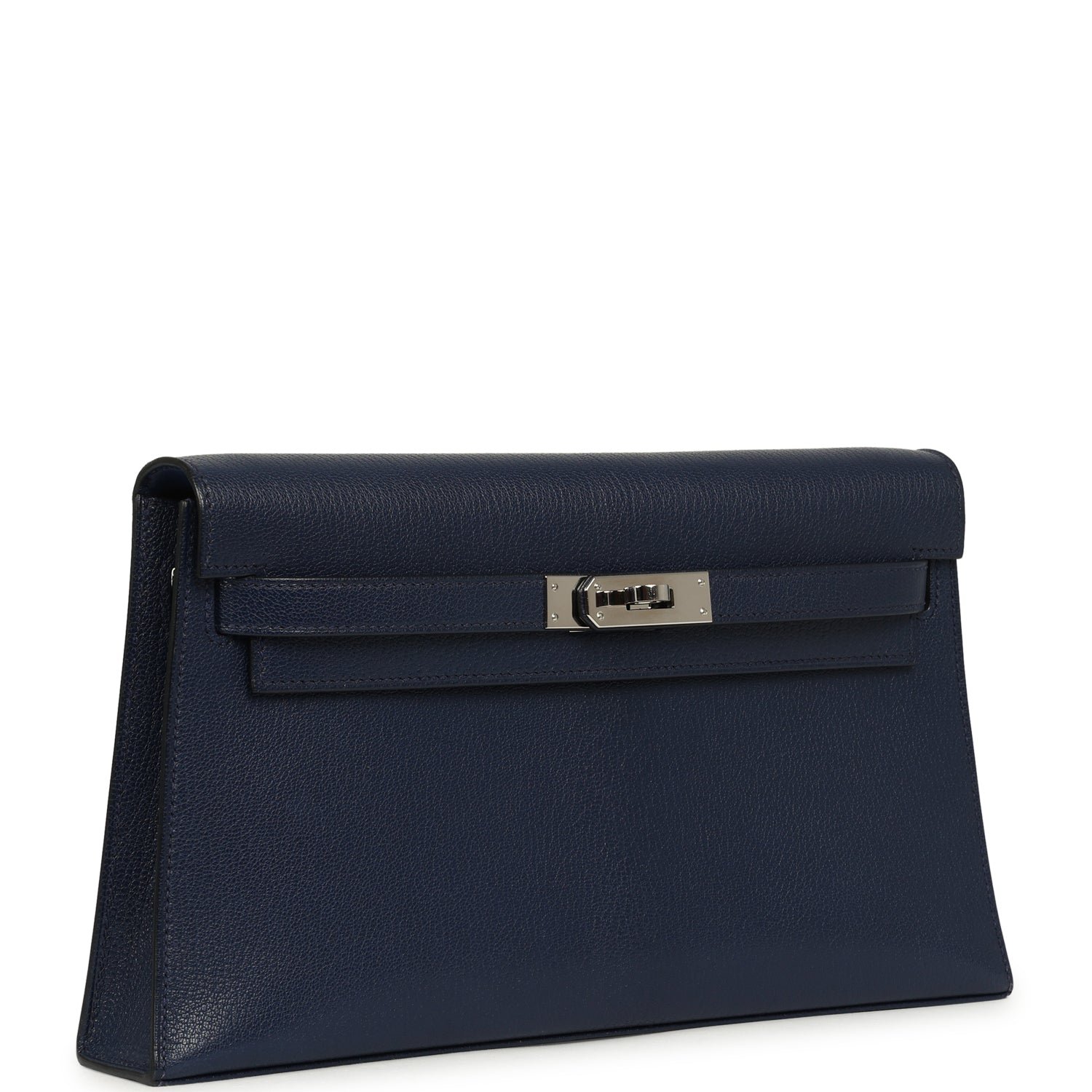 Hermes Kelly Elan Bleu Saphir Chevre Chamkila Palladium Hardware - Image 2