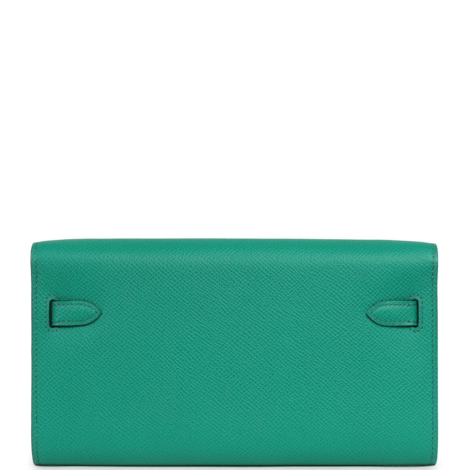 Hermes Kelly Wallet To Go Vert Vertigo Verso Epsom Gold Hardware - Image 3