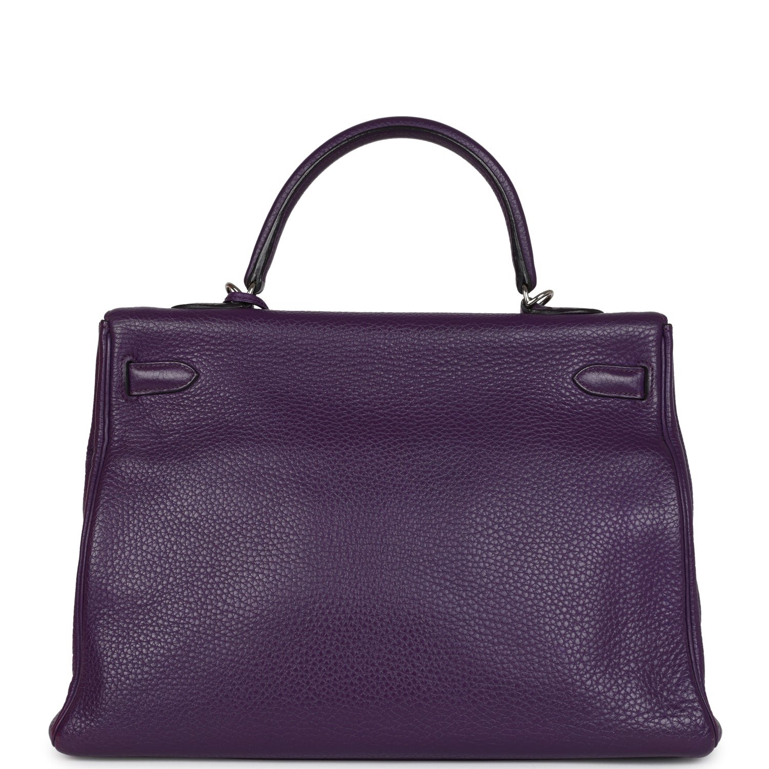 Hermes Kelly Retourne 35 Ultraviolet Clemence Palladium Hardware - Image 4