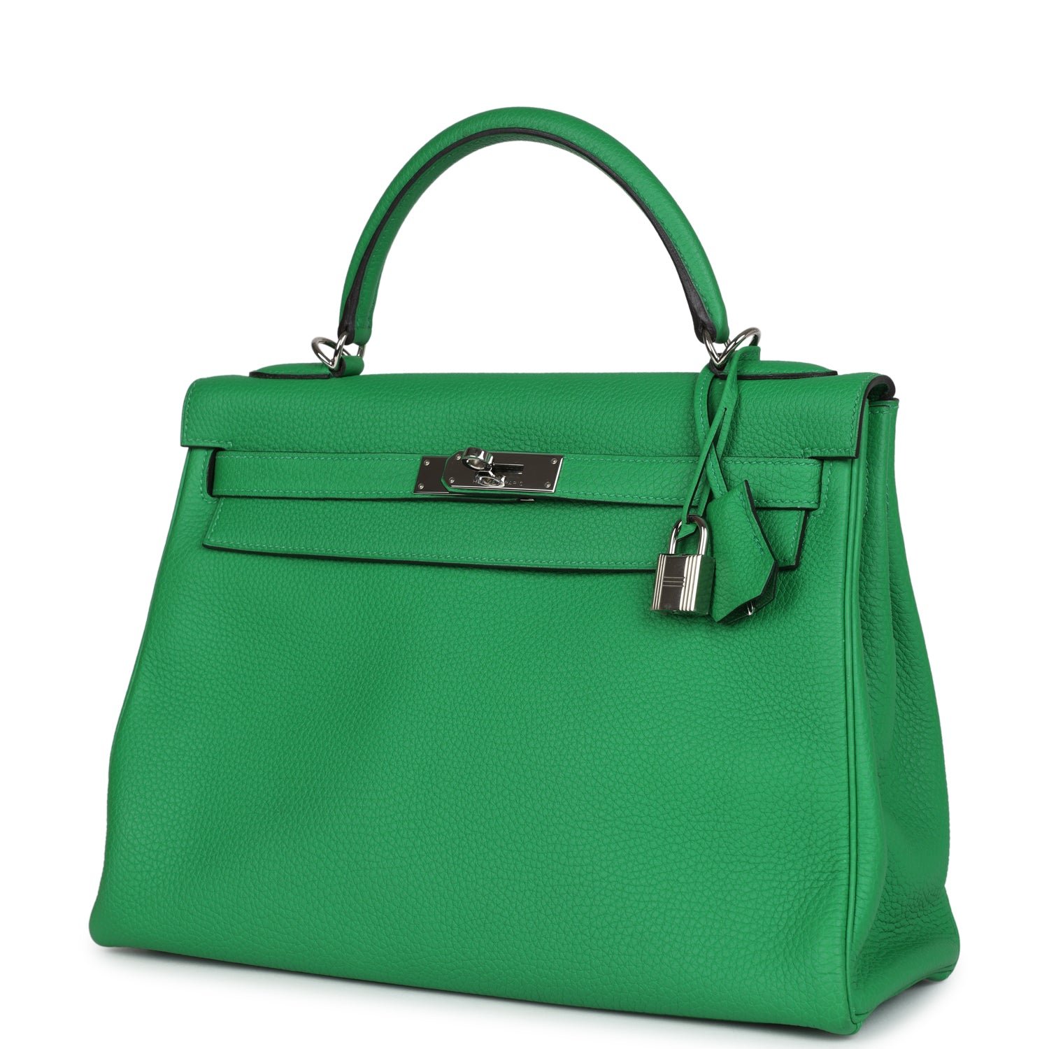 Hermes Kelly Retourne 32 Bambou Togo Palladium Hardware - Image 5