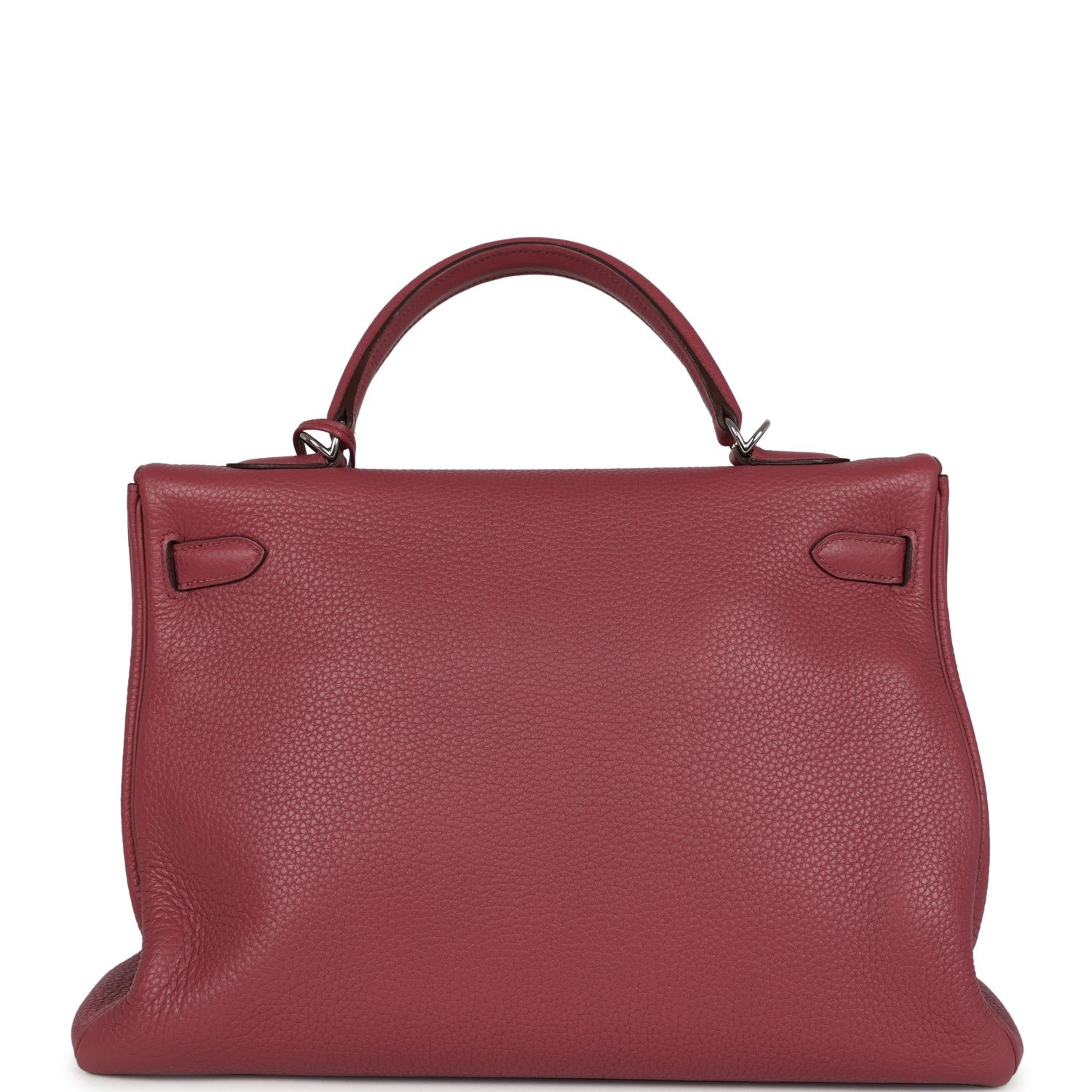 Hermes Retourne Kelly 35 Bois De Rose Clemence Palladium Hardware - Image 4
