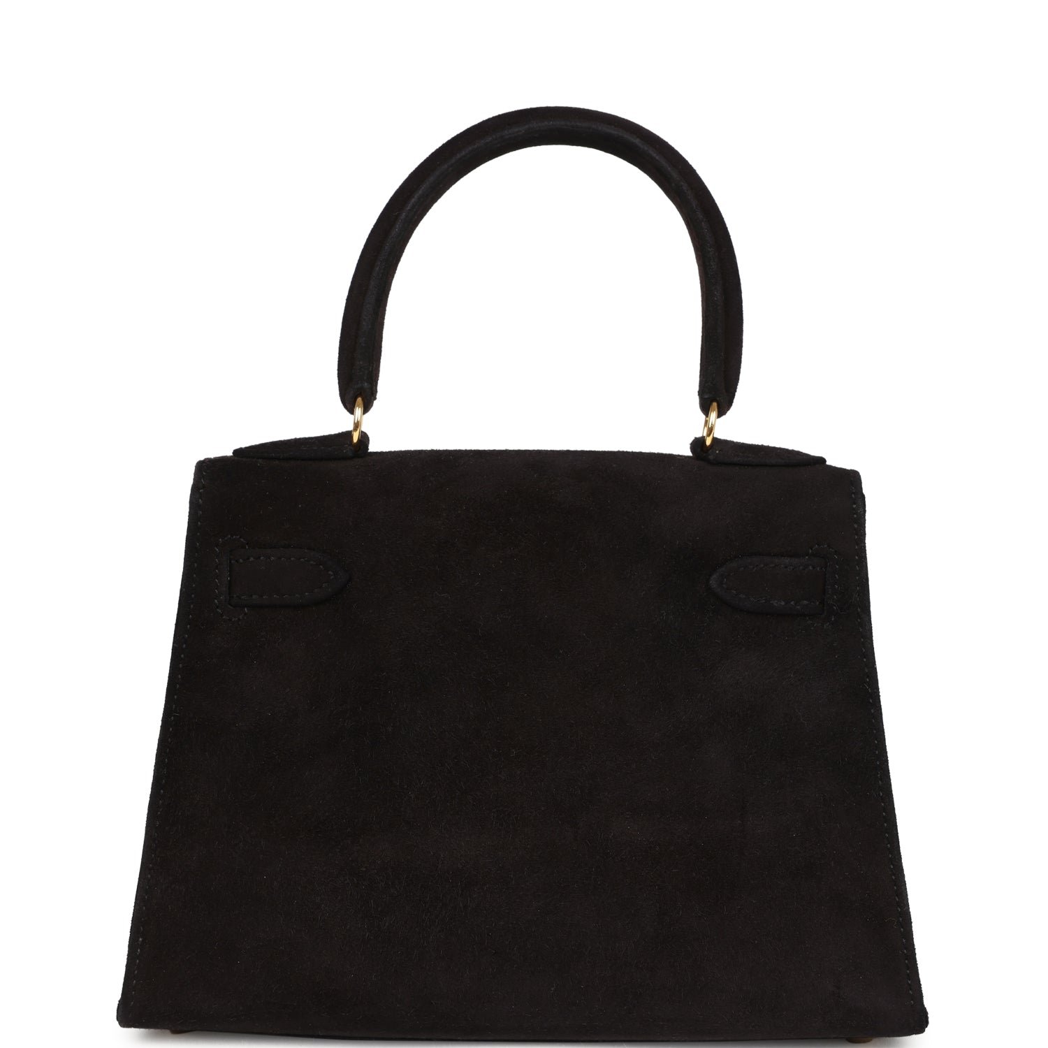Vintage Hermes Kelly Sellier 20 Black Doblis Gold Hardware - Image 4
