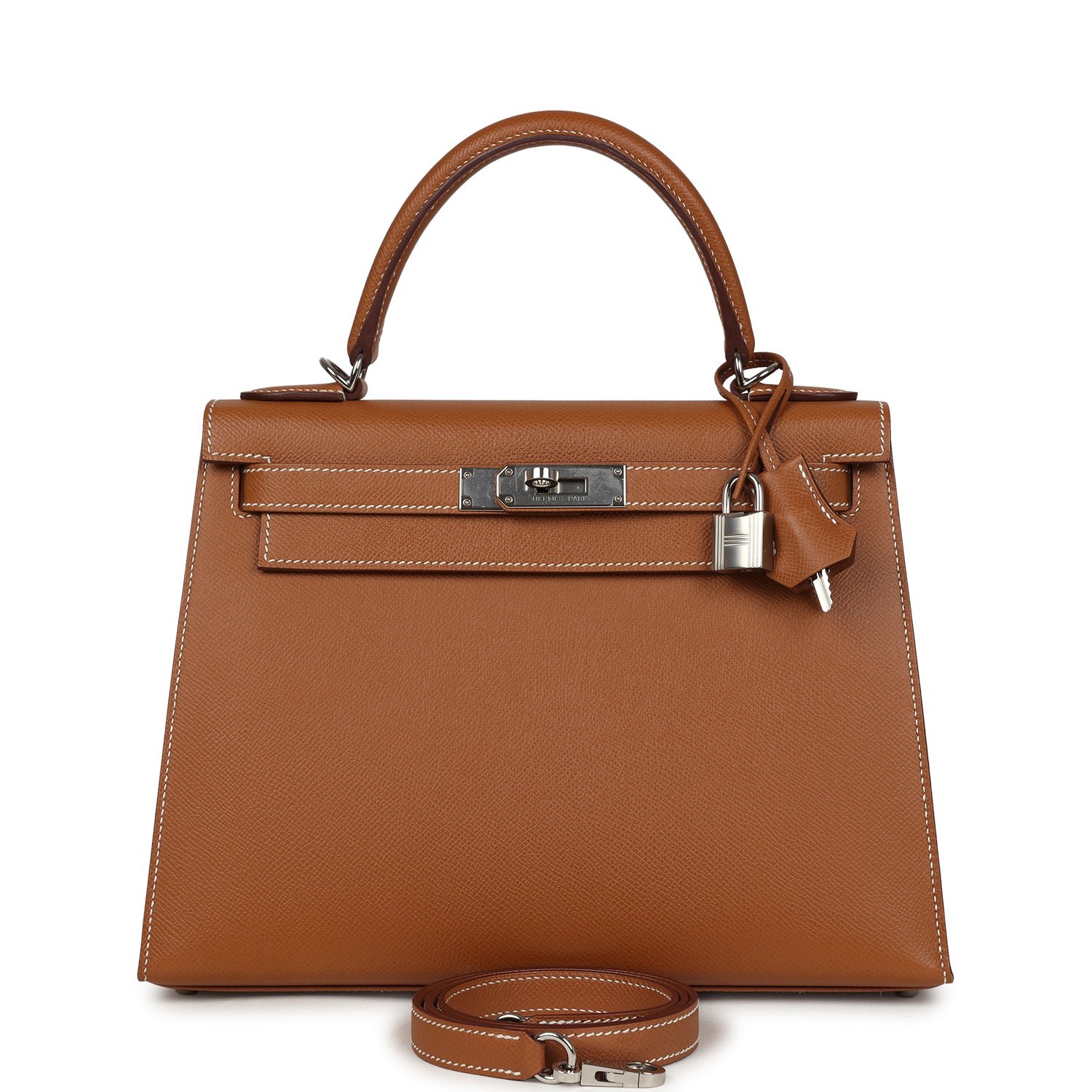 Hermes Kelly Sellier 28 Gold Epsom Palladium Hardware (MAC-H-K-250515-4)