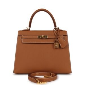 Hermes Kelly Sellier 25 Gold Epsom Gold Hardware (MAC-H-K-250522-4)